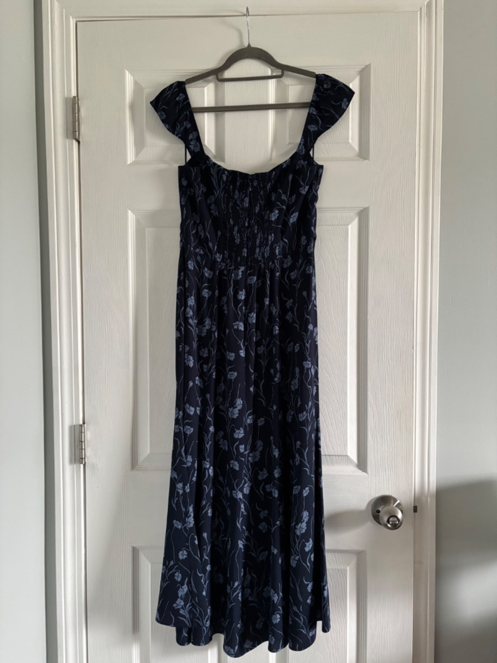Reformation Bryson Dress Blue - Size 6 - Picture 4 of 6